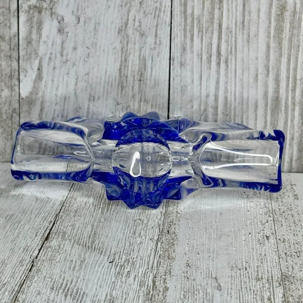 Vintage Violetta Hand Cut 24% Lead Crystal Napkin Holder Letter Holder Poland - Picture 6 of 6